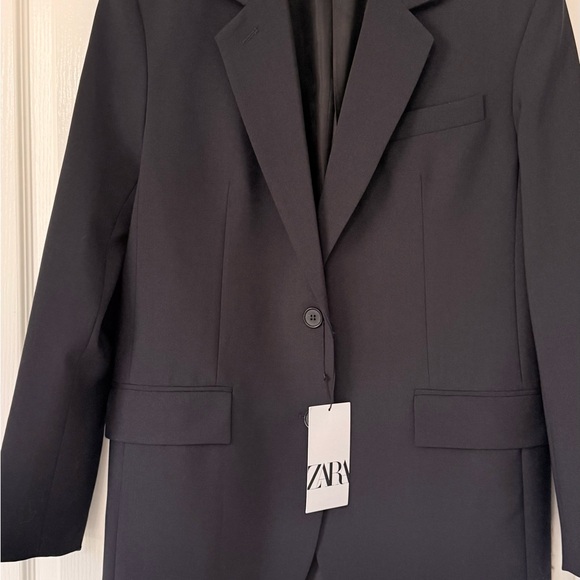 Zara Navy blue Blazer. - Picture 2 of 6